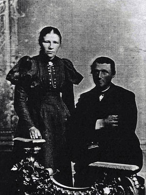 Thomas Mathiasen og hustru Johanne Margrethe Jensen