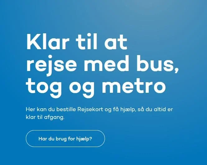 Danmarks ringeste hjemmeside: rejsekort.dk 2